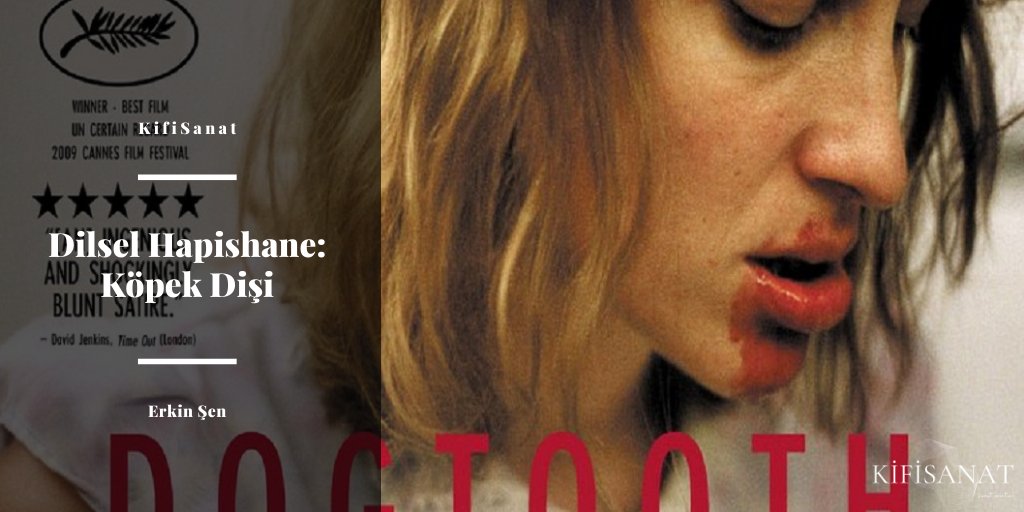 Köpek Dişi filminin incelemesi, Erkin Şen imzasıyla KifiSanat'ta!

"Zaten her şey köpek terbiyecisinin kullandığı ödül ve ceza sisteminde sürmektedir burada."

kifisanat.com/dogthooth/