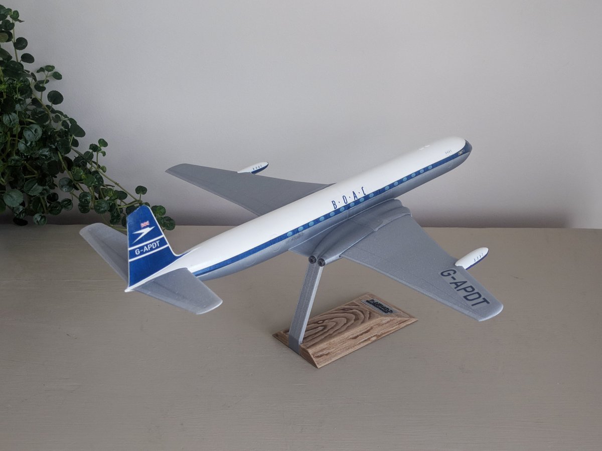 CLERX3D's tweet photo. The Comet 4B just got a big update! 🎉
It now includes the Comet 4 and decals for the BOAC livery 🛫

Now available on @cults3d!

#3dprinting #3dprinted #3dprint #3dprintinglife #aviation #avgeek #3dmodeling #3dmodel #scalemodel #scalemodelling #readytoprint #cults3d https://t.co/HJvlTpBpQB