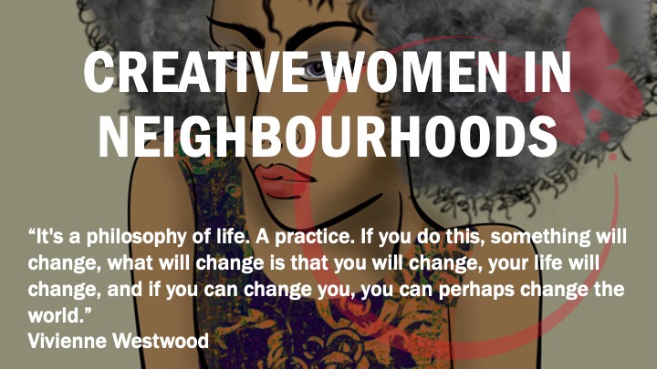 CREATIVE WOMEN IN NEIGHBOURHOODS @TheOrangeClub1 #IWD21