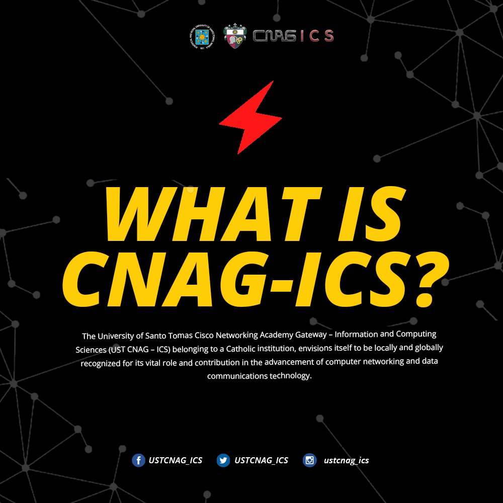 USTCNAG_ICS's tweet photo. The C in CNAG stands for comeback! AND WE'RE BACK. So what exactly is CNAG-ICS?
(Sidenote: it can be Cisco as well, meep morp 🤖)
#OneCNAG https://t.co/vbcLOU2ail