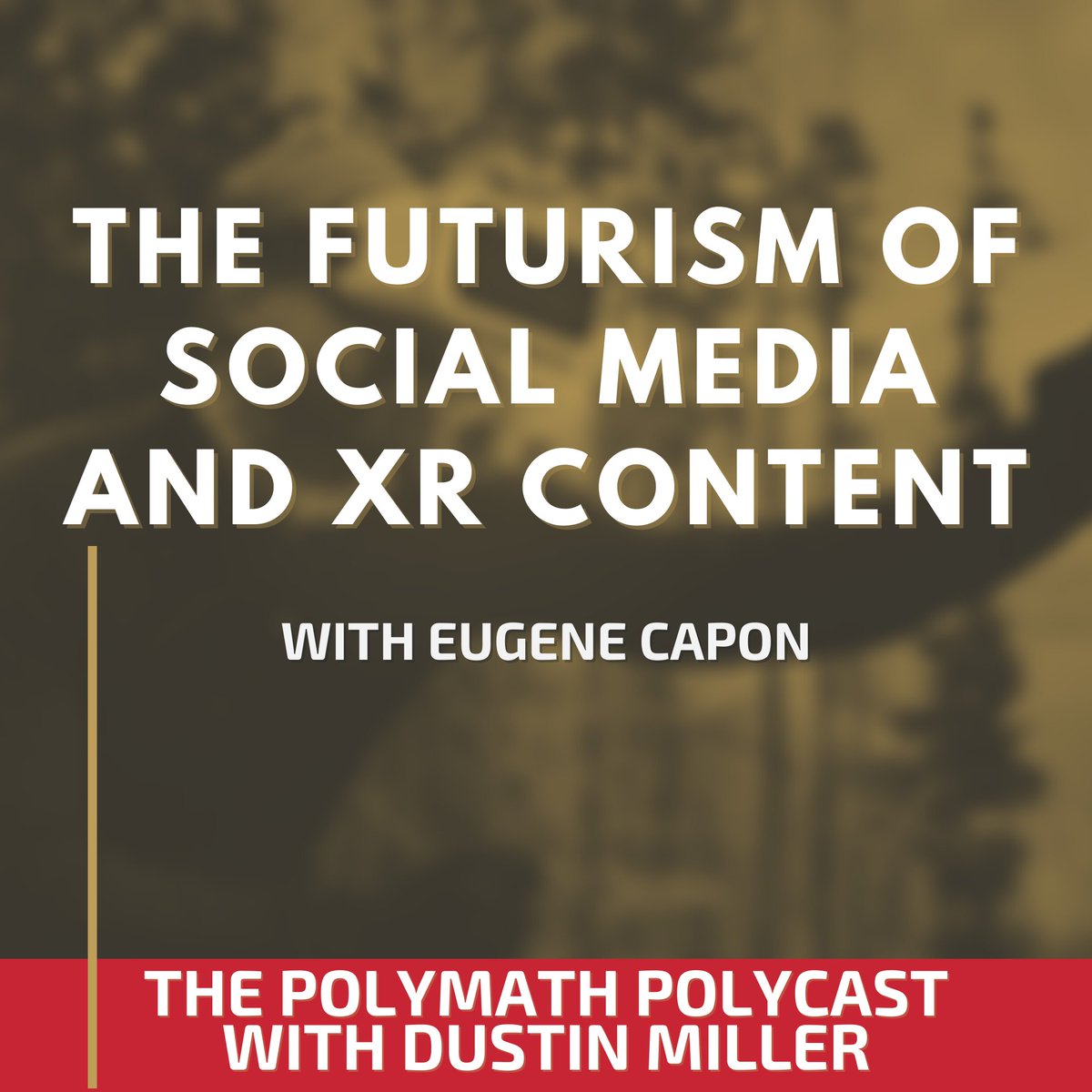 polyinnovator's tweet photo. I had on Eugene Capon @CaponDesign the Social Media Futurist and New Media Artist on #thepolymathpolycast

Watch it here:
https://t.co/JoZIbqmUV3

#polycast #polymath #podcast #capondesign https://t.co/9dpvCscQ8M