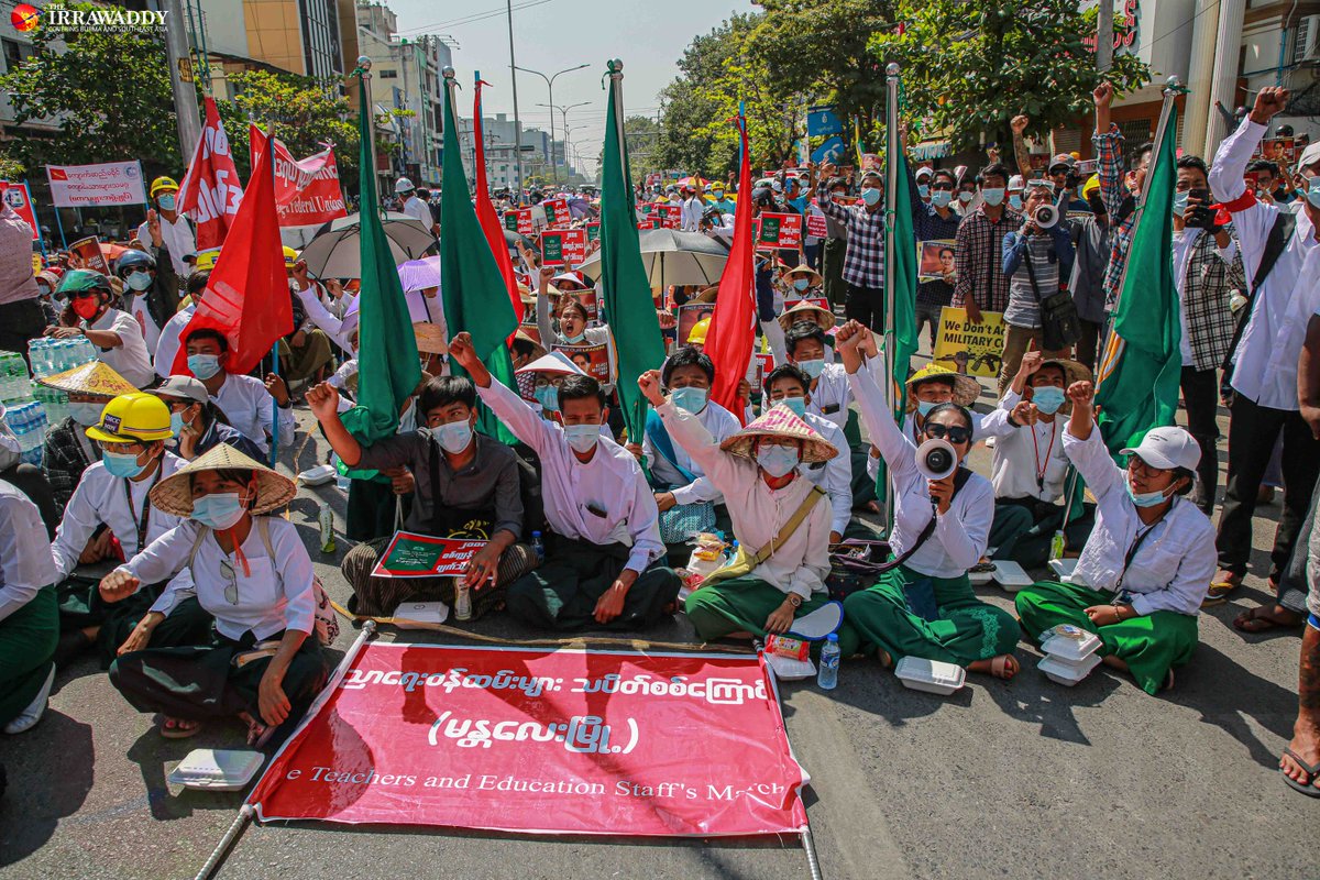 The bravery of opposition movements is humbling to see - from Belarus and Russia to Myanmar.
Democratic leaders should take note when a bit of courage from their side is needed to give support !