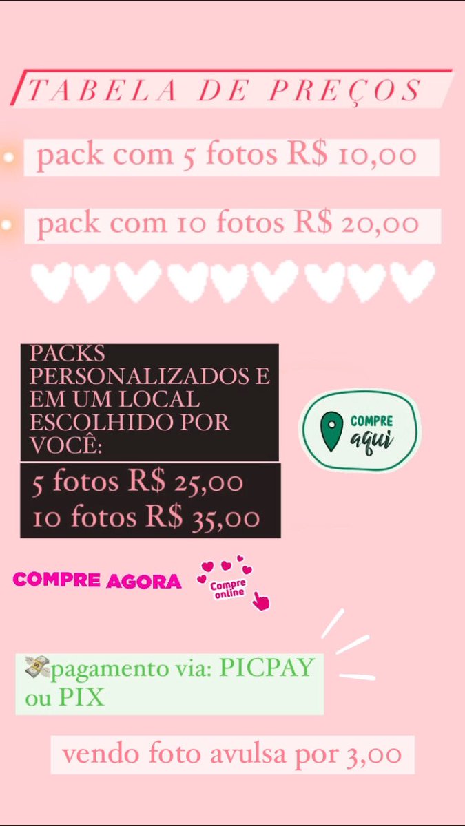 divspacks's tweet photo. se interessou pelo meu pack? me chame na dm já ❤️ 

📌 fix. https://t.co/7RGOyVPdfX