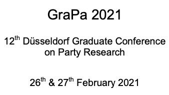 Thank you @PRuF_HHU and panel chair @GregorZons for having me and my lecture on #partyleadership. Very helpful & successful conference, hosted by @m_angenendt! Finally: Thanks a lot to my awesome fellows @as_heinze, @OlliDrewes & @SiPaJak for your help on the way here! #GraPa2021