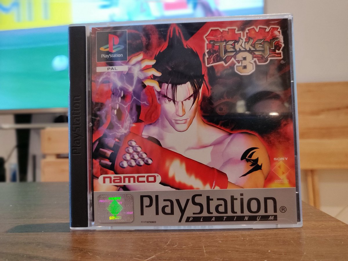  #100Games100DaysDay 38/100:  #Tekken 3 ( #PS1, 1998)The best fighting game of all time from my favourite fighting franchise of all time. Holds up INCREDIBLY well.And again... ALWAYS Yoshimitsu. 