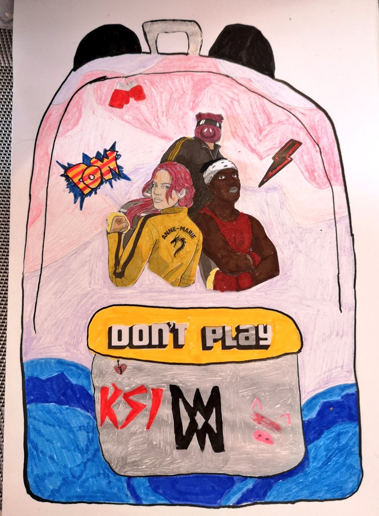 deniise_iam's tweet photo. I'm so bad at drawing, but I tried and did my best!๐๐ช๐ปโบ๏ธ So here's the result๐๐ป๐
@AnneMarie @KSI @DigiFarmAnimals #DontPlayBackpack https://t.co/QGrblng42Z