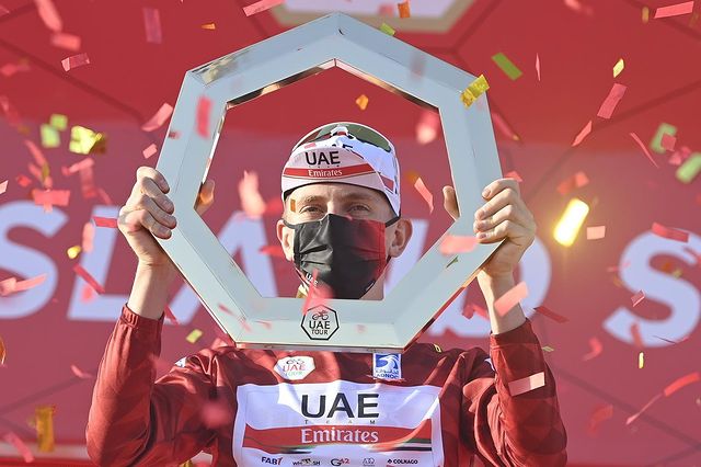 CHAMPION OF THE UAE TOUR 2021 - @TamauPogi 🏆
The most anticipated tour of the season comes to an end as Tadej takes his victory lap #inAbuDhabi for the @uae_tour 2021 championship title.
Huge congratulations to him and our home team @TeamEmiratesUAE on this incredible win 🙌🏼 https://t.co/0ZKlksjF0Q