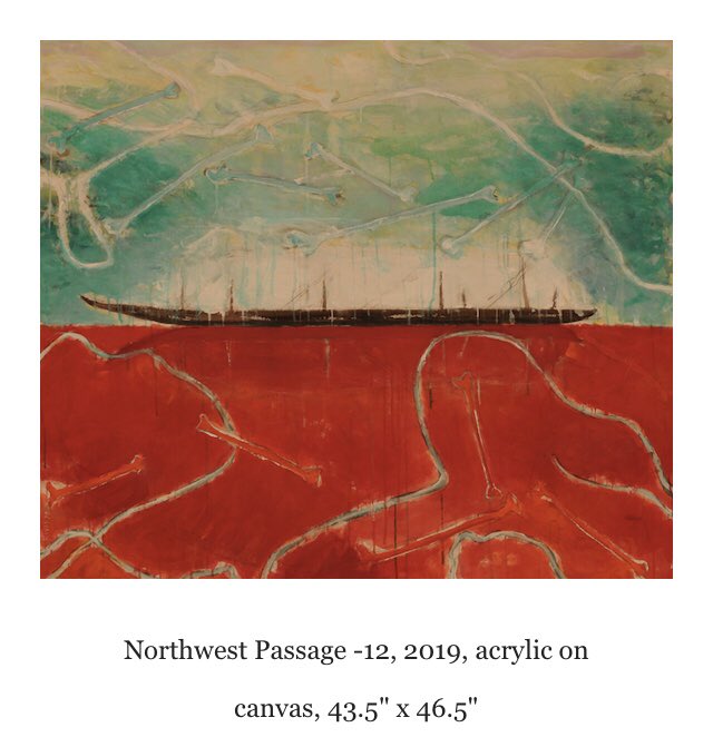 GalleryGevik's tweet photo. Gallery Gevik is pleased to present an an exclusive glimpse at several new paintings by Rick Rivet.  This Look at the Artist's Process highlights Rivet's exploration of Shamanistic beliefs, captured in dream-like canvases of rich colour. https://t.co/lZBZP633FO