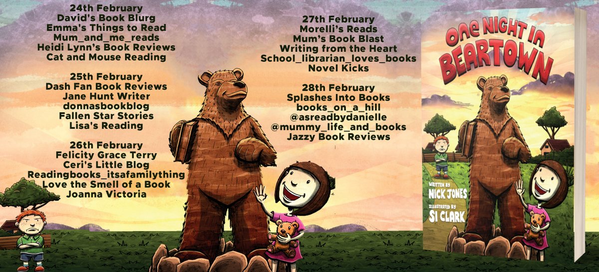 "Within minutes of opening it, my book hungry sons had pawed over the pages and had read the story, smiling and lapping up every sentence." say <a href="/StephGearyUK/">Stephanie 💕</a> about One Night in Beartown by @nickjonesauthor  writingfromtheheart.blog/2021/02/26/blo…