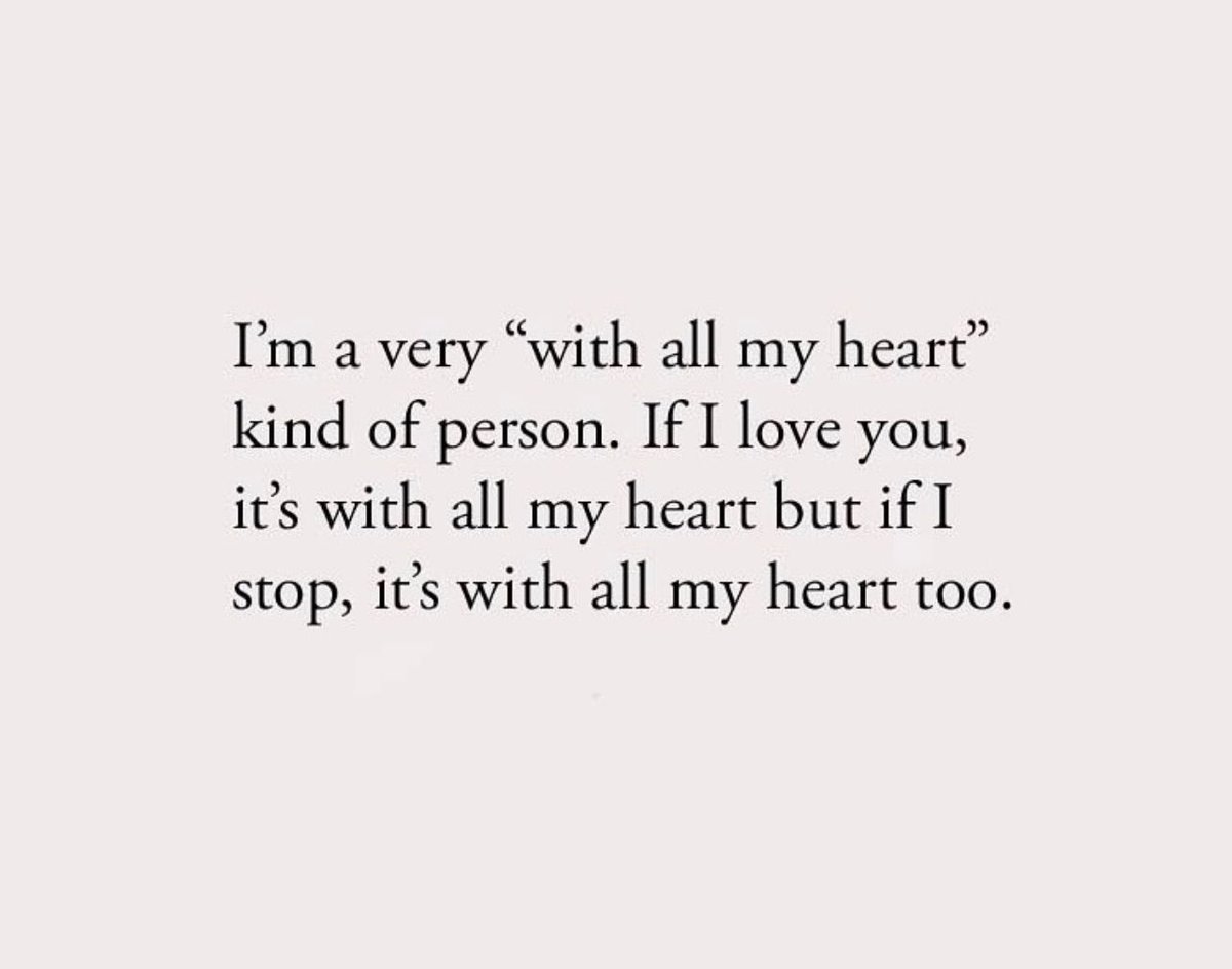 with all my heart.