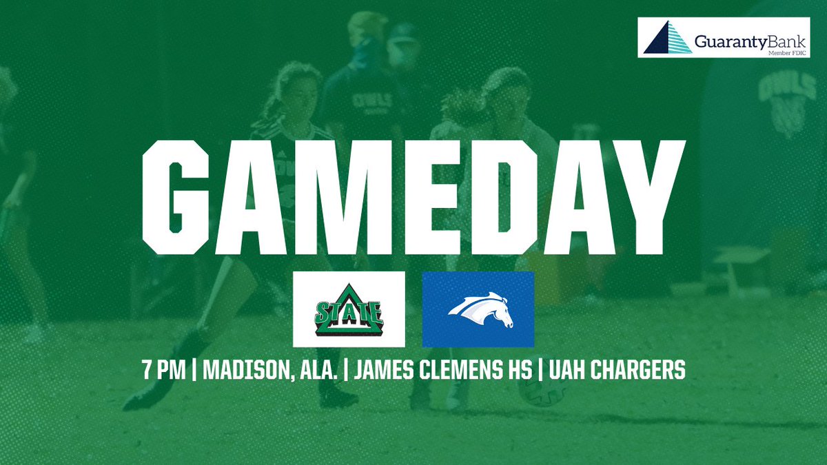 DeltaStateWSOC's tweet photo. GAMEDAY

🆚: @UAHChargers
📍: Madison, Ala.
🏟: James Clemens HS
⌚️: 7 PM
📊: https://t.co/cyawjIUDQH

#WhereChampionsPlay⚽️ https://t.co/8iO6Tx5B4E