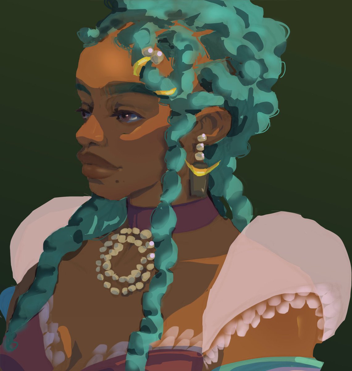 Hi again #drawingwhileblack ✨💜
Some comfort portraits 

It’s so amazing to see so many awesome artists ✨

Links in the thread💕