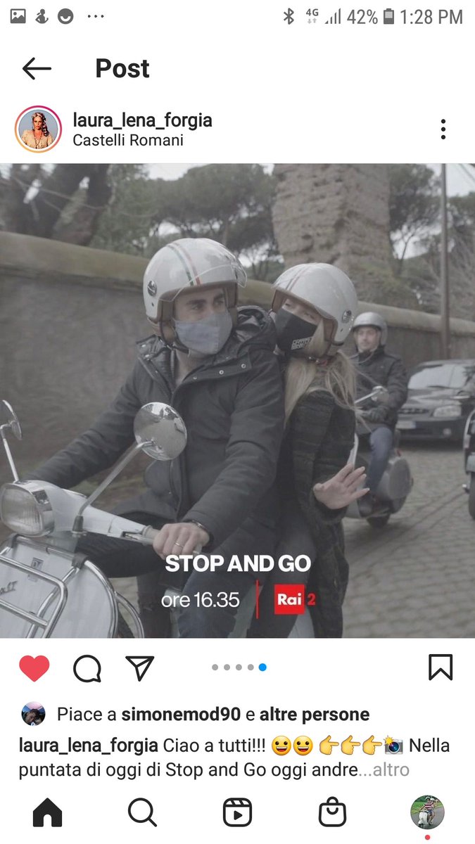 DearomaTour's tweet photo. Tra poco,  alle 16.30, su @RaiDue, saremo ospiti di #stopandgo e della bellissima @lenaforgia https://t.co/266gahnTTQ