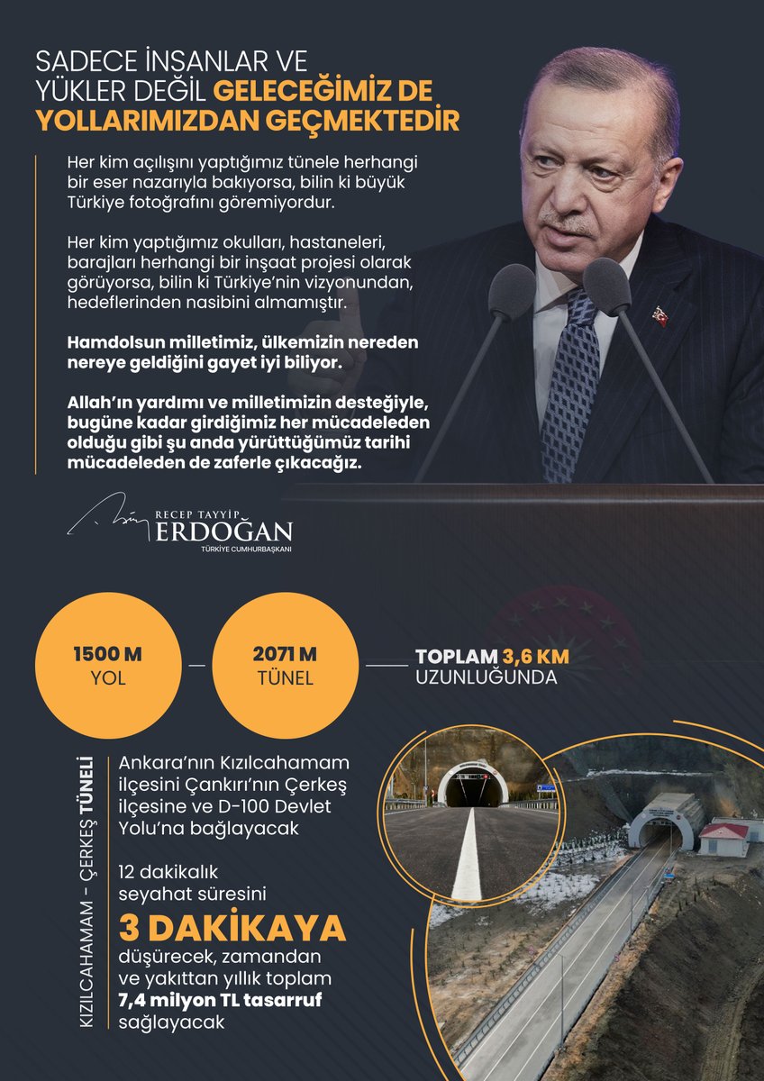 Hamdolsun milletimiz, ülkemizin nereden nereye geldiğini gayet iyi biliyor.

Allah’ın yardımı ve milletimizin desteğiyle, bugüne kadar girdiğimiz her mücadeleden olduğu gibi şu anda yürüttüğümüz tarihi mücadeleden de zaferle çıkacağız.