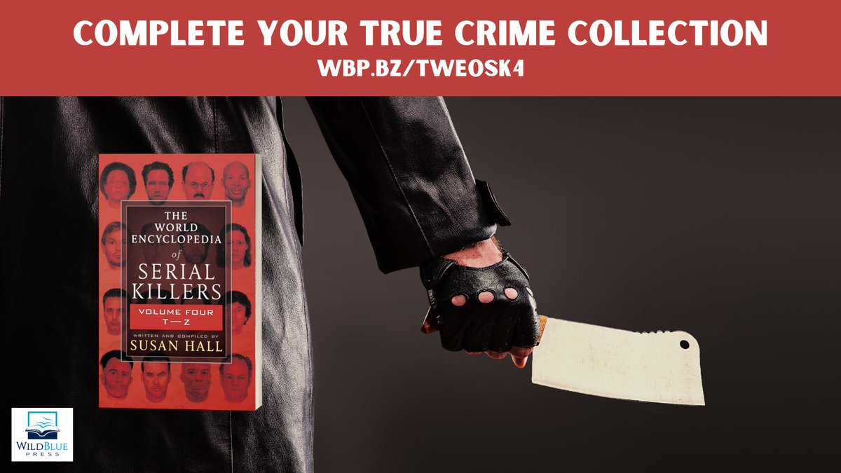Volume Four details 400+ #serialkillers, including Vampire of Sacramento Richard Chase, Axeman of New Orleans, Zodiac Killer, Unabomber Theodore Kaczynski, Fred and Rosemary West, Aileen Wuornos, and Korea Frog Boy Murders.
Learn more: wbp.bz/tweosk4
#truecrime