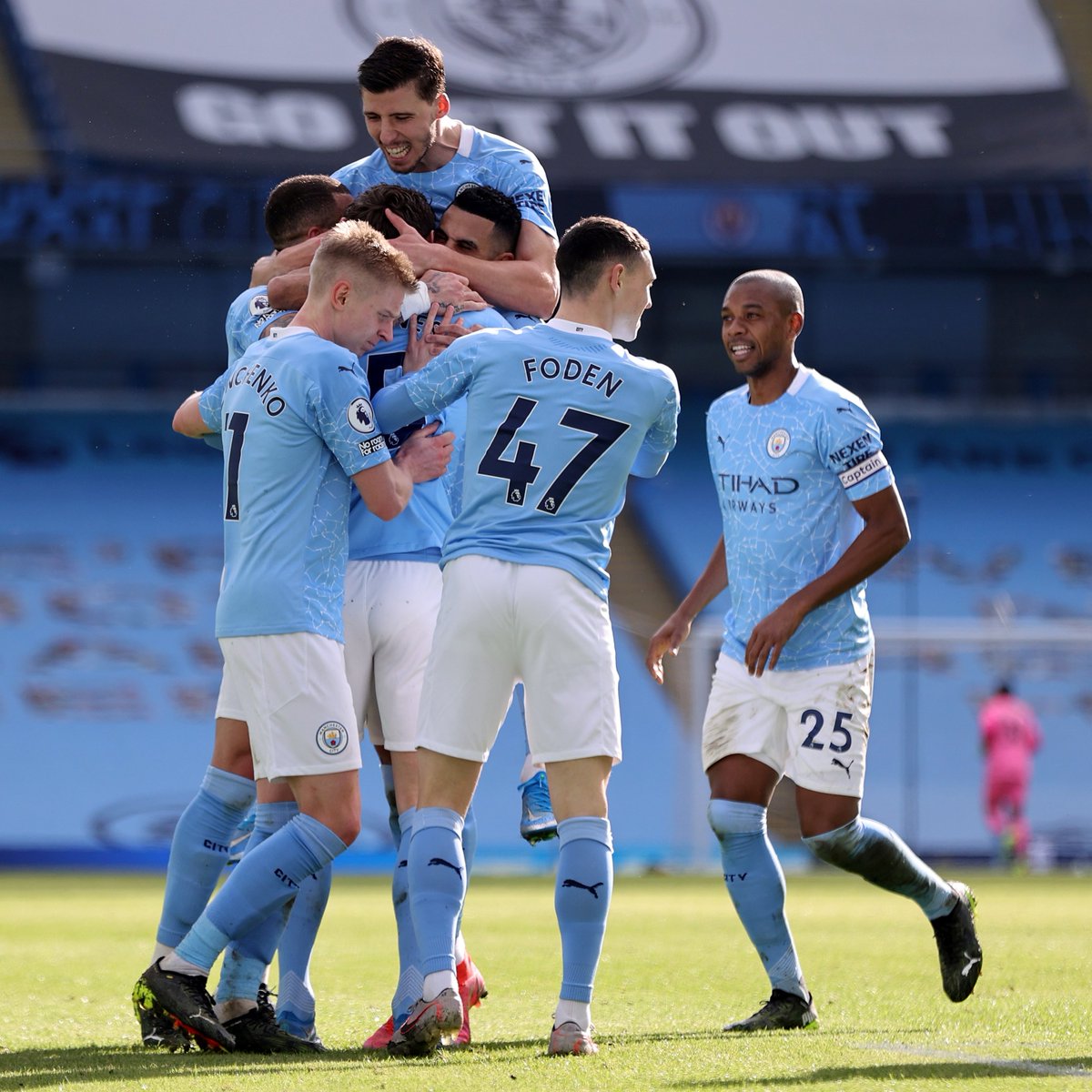 City_Xtra's tweet photo. The way Ruben Dias and John Stones celebrate each other's goals is just too wholesome... 🥰💙 @ManCity https://t.co/ewbztE3h8c