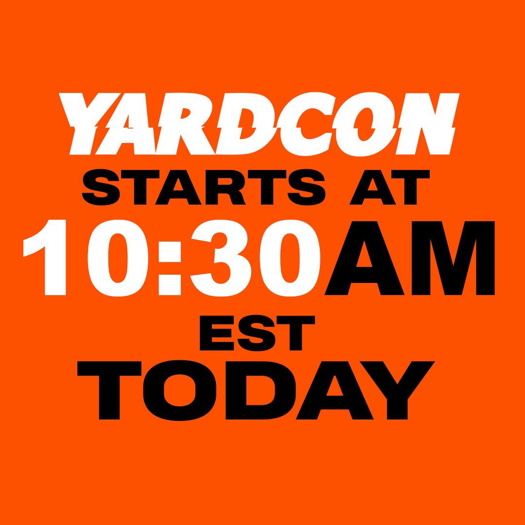 YardCon's tweet photo. It’s going down!!! 💥 Our huge #YARDCON digital conference connecting black creators from HBCUs and PWIs starts at 10:30am EST today! 

We’ve got over 3,000 people registered and students from over 670 colleges and universities registered! 🙌🏾 @YARDCON https://t.co/EgvfB7CR64
