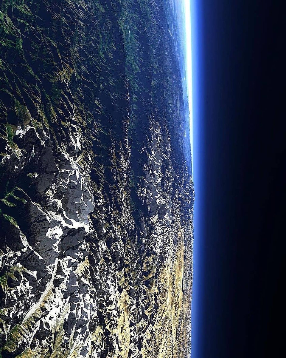 This what the Himalayas look like from space.

Credits: @christopherHormann/fb