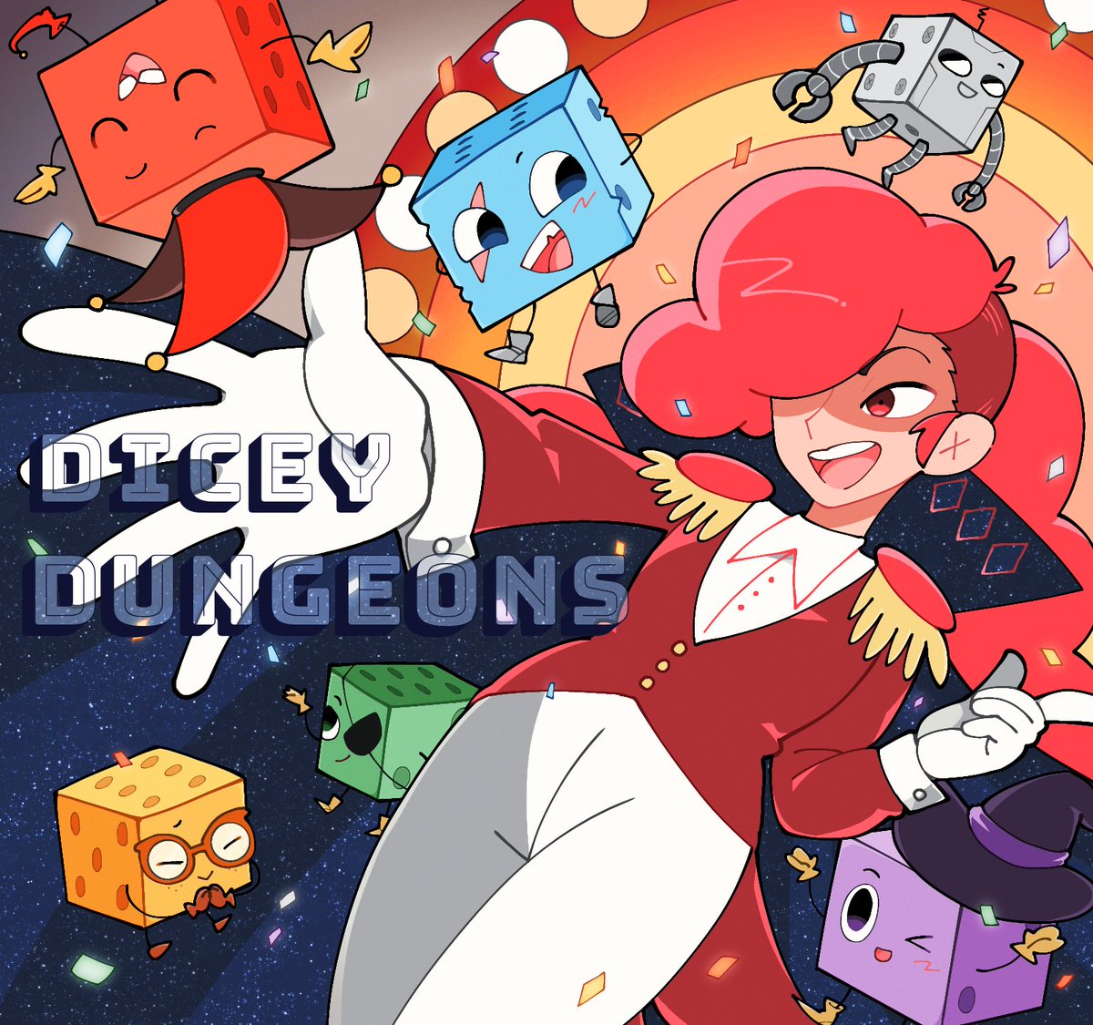 Dungeons nintendo switch. Dicey Dungeons. Леди удача Dicey Dungeons. Dicey Dungeons Nintendo Switch. Шут Dicey Dungeons.