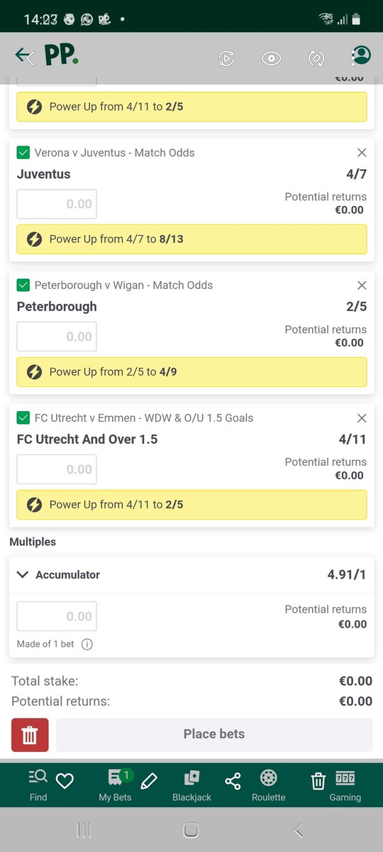 bartal11's tweet photo. @AndyRobsonTips Paddy Power Ireland not half as generous with the odds. Good solid acca though https://t.co/VbKVZkKRTN