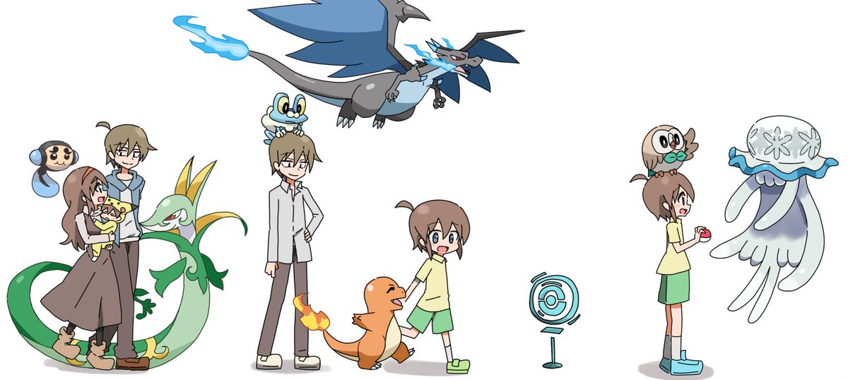 ポケモン ポケモン25周年おめでとうございます 子供の頃からずっと隣にいてくれてありがとう だめたまごlegendsのイラスト