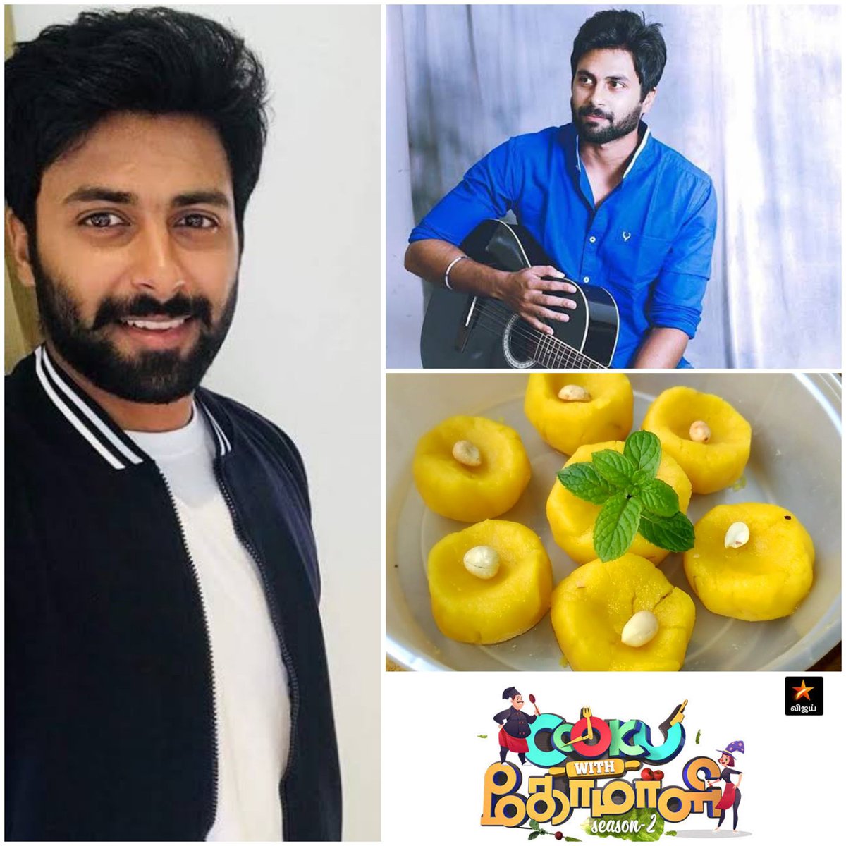 cook with comali | Ashwin's recipe | milk peda recipe | sweet recipe | milk powder peda recipe tamil

youtu.be/MP1Wr_SeoA8