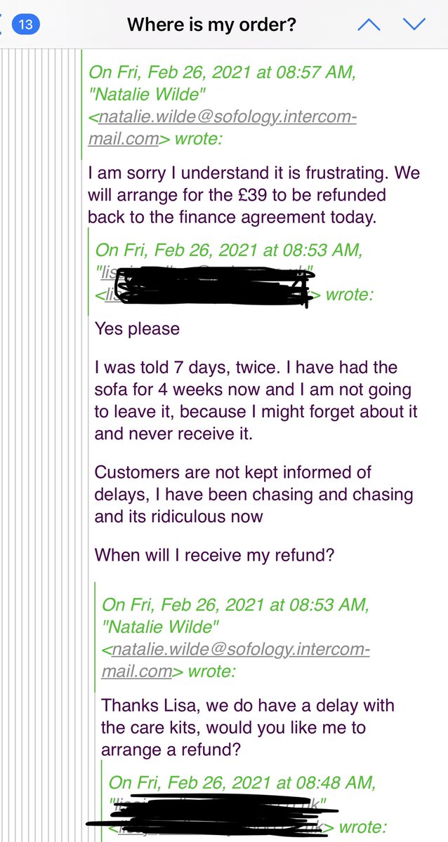 __lisawalker__'s tweet photo. I’m still waiting...... @SofologyHelp @Sofology https://t.co/iSvtB75Mks