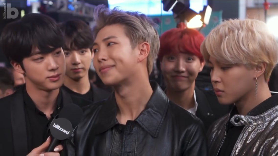 And this brings us to that time Namjoon asked Jin to stay next to him and Jin did