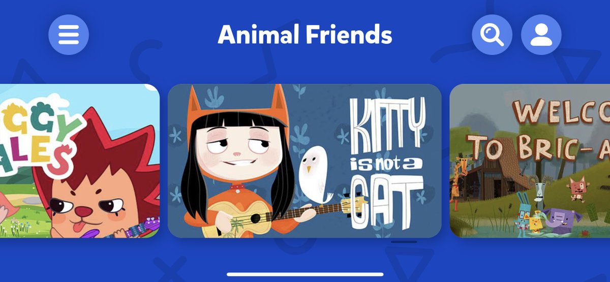 BovineBonita's tweet photo. The first season of Kitty Is Not a Cat is streaming in the United States again, this time on @kidoodleTV!!!! It's a heartwarming cute show and you've gotta see it!! #KINAC https://t.co/KcwUd0fSV1