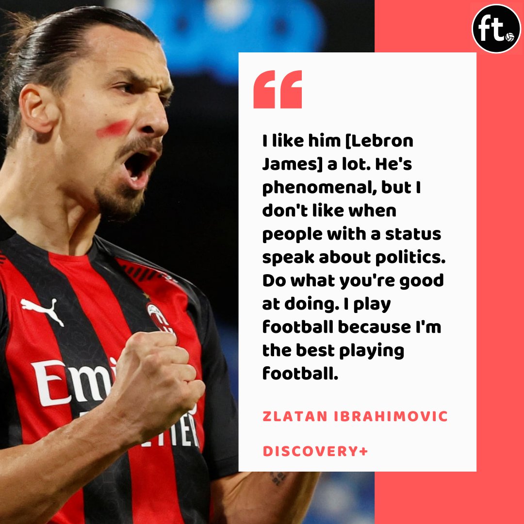 LeBron James sent his jersey to Zlatan Ibrahimovic, he sent it