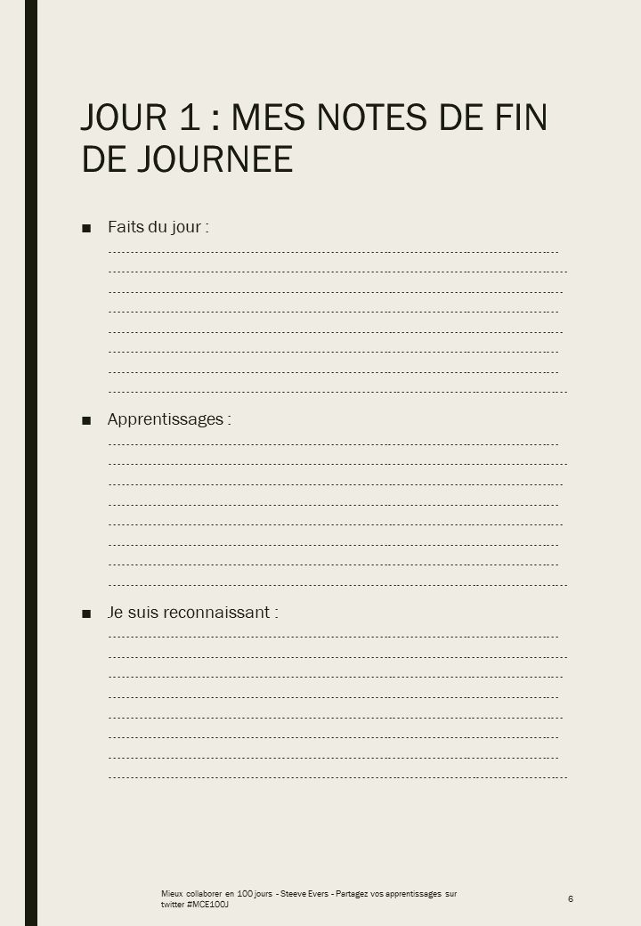 steeveevers's tweet photo. Mieux collaborer en 100 jours : Jour 1 #MCE100J https://t.co/aFkglDW1t7