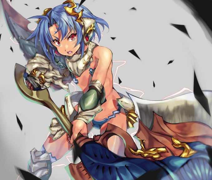 スケブ納品しました。頭の金色の角っぽい部分の形が基本色置いた時点でダサいなーって思ったので少しディテールアップしてやった。まぁいい感じになったんじゃなかろうかあとはアーマーのオーガニック的な雰囲気(ブレンパワードみたいな言い方)が出せたような出せてないような 