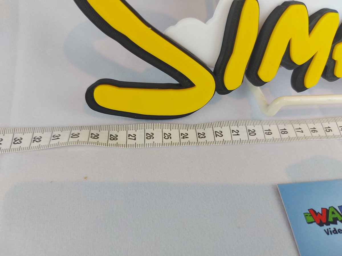 warpzonecanada's tweet photo. Working on some new logos #simpsons now available $15
Approximately 29cm x 11cm
#3DPrinting #WarpZoneCanada https://t.co/7YwwR8gWeu