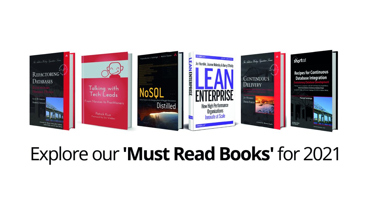 thoughtworks's tweet image. We have launched our 'Must Read Books' page. Find books recommended by ThoughtWorkers. Explore here: thght.works/3dZPBBU