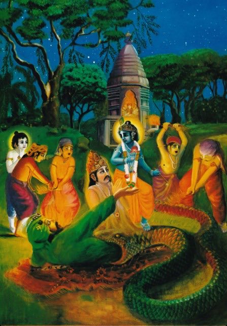 Снимите печати видьядхара. Васудева Кришна. Кришна и демоны Вриндавана. Кришна и Нанда Махарадж. Кришна и Варуна.