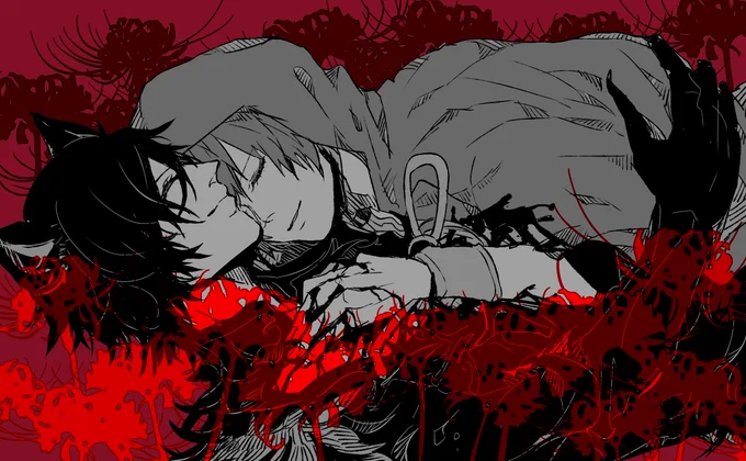 リコリスの森三周年おめでとうございます!!!トキ音ちゃんハマッたきっかけなので永遠に大好きですずっとキャンプファイヤーして森で踊りあかしましょうハッピーリコリス!!!???とりあずリコリス絵再放送～ 