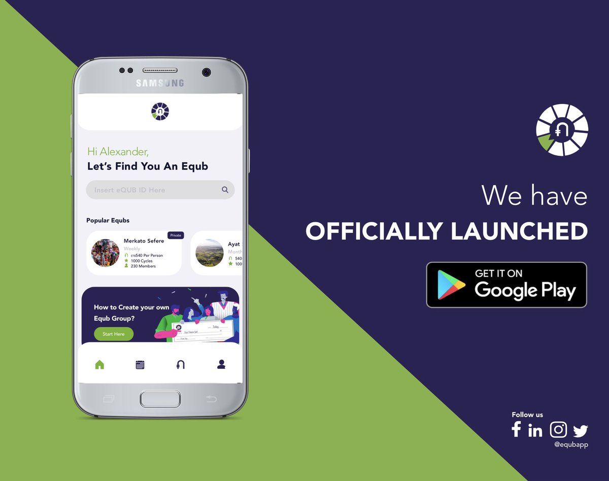 equbapp's tweet photo. EQUB has OFFICIALLY LAUNCHED on @googleplay Download the app and start saving now! Link in bio 🚀 https://t.co/Zst0juq2Ir