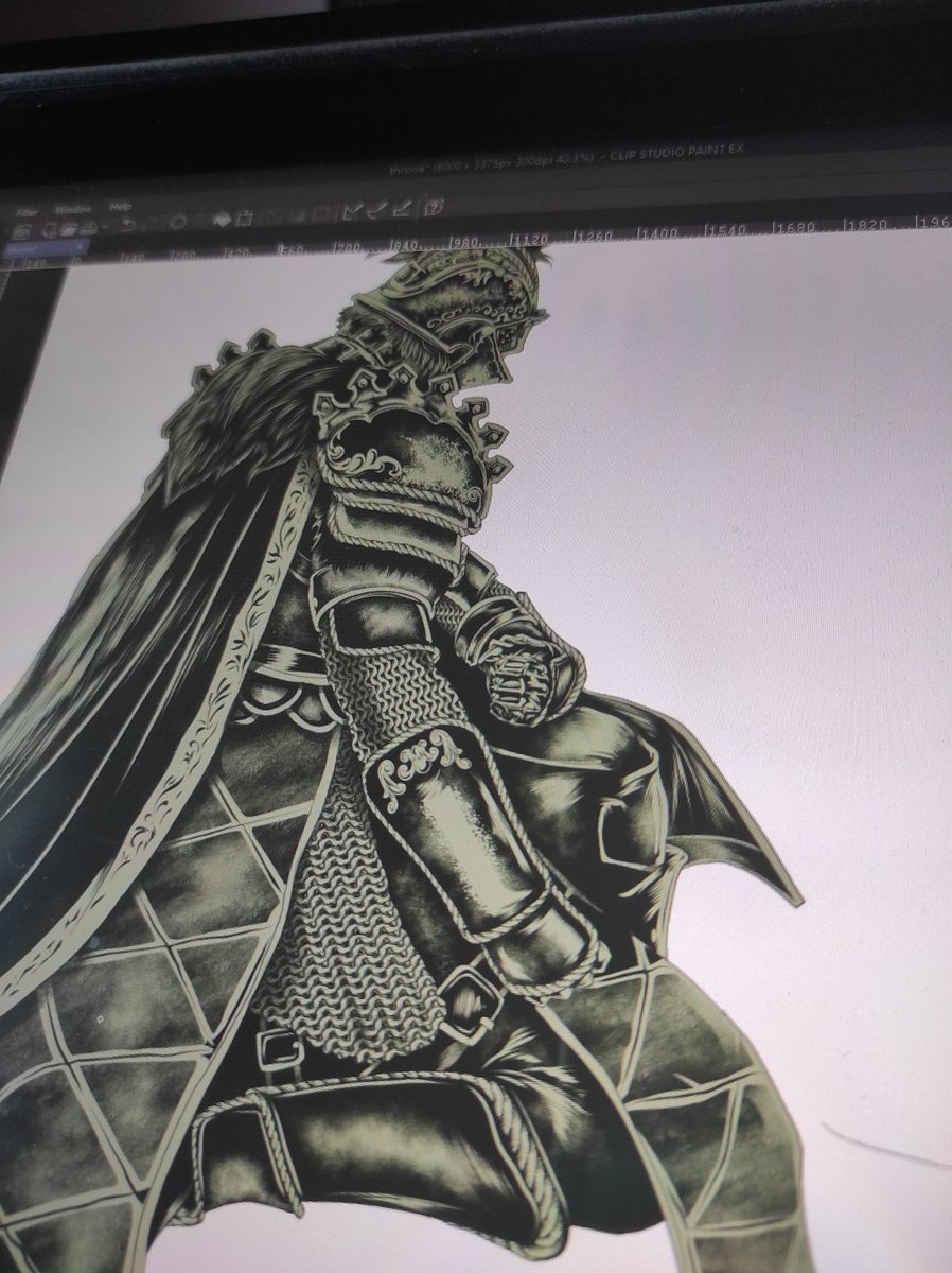 midiankai's tweet photo. w.i.p. when commissioning me, you can be sure ill take it seriously #forhonor https://t.co/2T3bL5PXqB