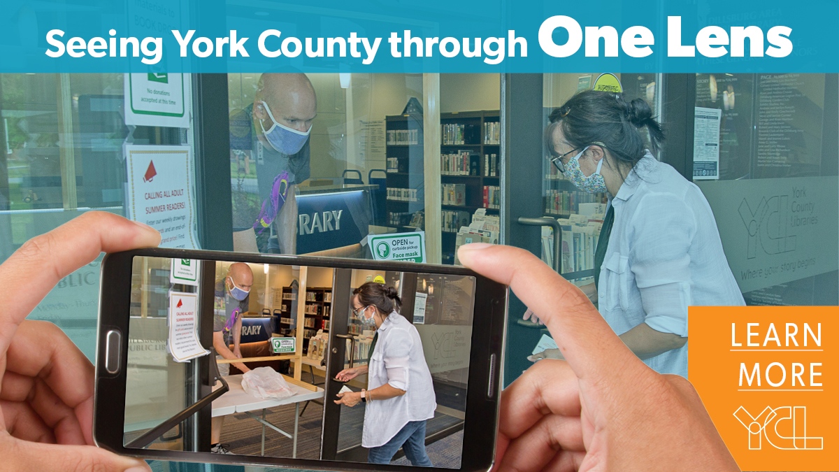 YorkLibraries's tweet photo. YCL is proud to support the #OneLensPA Project! More at https://t.co/ICMJLRIysl
Be a part of history. 📜 Share what life has been like for you this past year. Send pics & stories of heroes, daily life, & your community. (Phone msg available too!)
More at: https://t.co/RC41NhvCLp https://t.co/1DkGVAY2gf