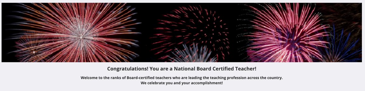 Katie Biggs, NBCT. The fireworks represent my why- continual improvement as an educator. Targeted reflection on students’ instructional needs, strategic refinement of instruction, and an incredible support system is what helped me achieve. 🎆🎉🙌🏻 #NBCT @TXNBCT