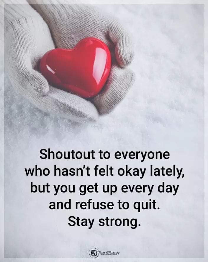 Love this!
Who can relate to this? 
👇🏼👇🏼👇🏼
#StayStrong #MentalHealthMatters