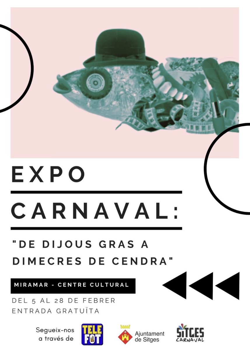 SitgesCarnaval's tweet image. 🤔Que no tens plans aquest cap de setmana?

👉🏻T'ho fiquem fàcil, aprofita l'últim cap de setmana 💃🏻per visitar la 🎭Expo de Carnaval.

🖇@AjSitges @CulturaSitges 

#Carnaval2021 #carnavalsitges #CarnavalSitges21 #Catalunya #sitgescarnaval #Sitges