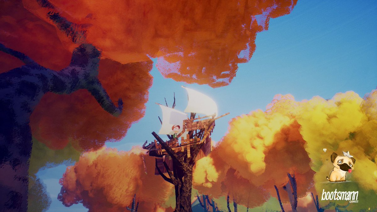 DudaFallstorm's tweet photo. Looking for a nice angle for this ship-shaped treehouse scene in #UnrealEngine 
What do you think?
#indiedev #gamedev #indiegame #screenshotsaturday #dudafallstorm https://t.co/d1AcMwc6W7