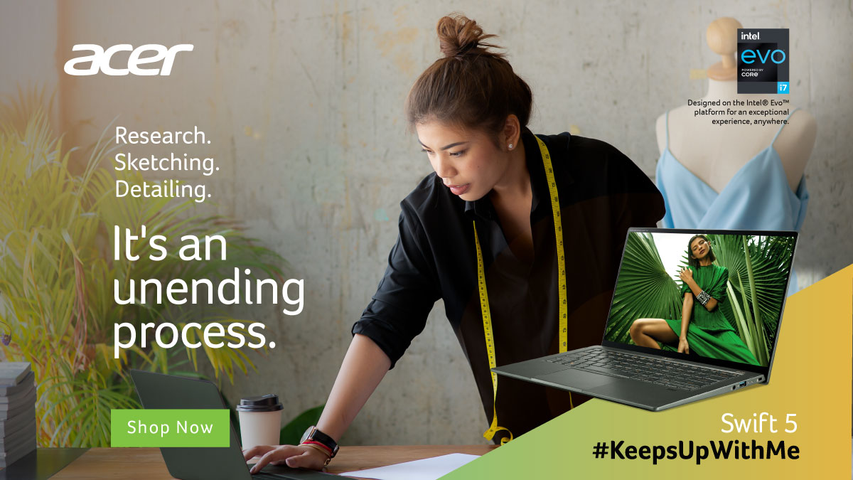 Acer_India's tweet photo. Researching, discussing, sketching, making patterns...a designer's work is unending! Thanks for a laptop that can match my busy schedule. Presenting Swift 5 for endless creations and much more.
https://t.co/PnLcsVGDUc
#KeepsUpWithMe #Acer #AcerLaptop #Laptop #keepingitreal https://t.co/dAuz3JuYCJ