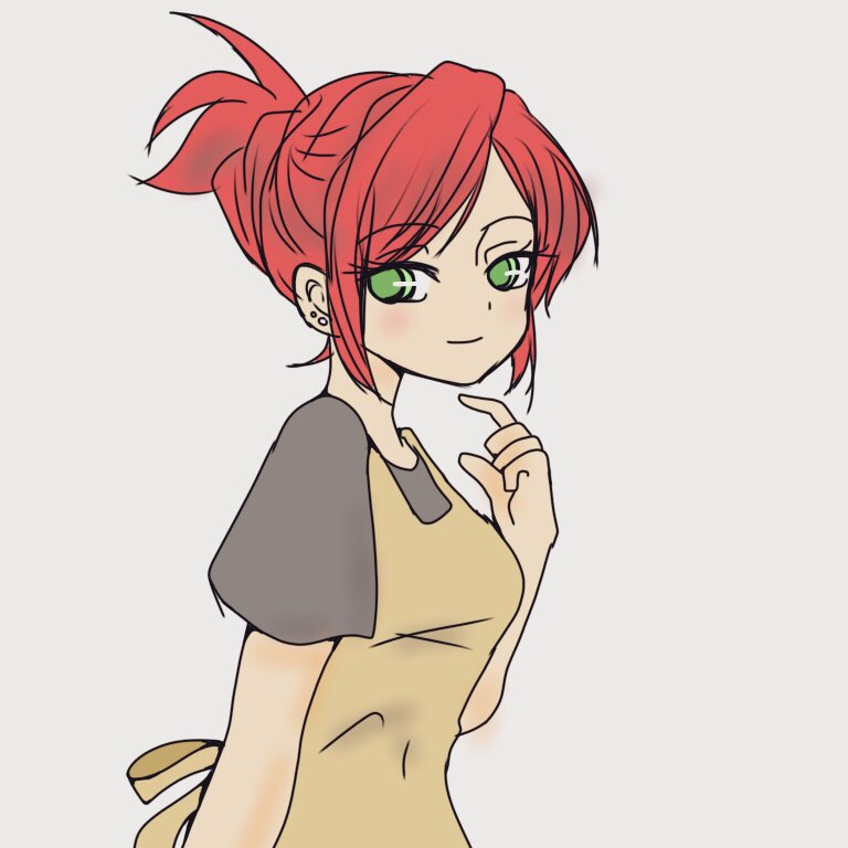 sakanafishhhh's tweet photo. 全然関係ないけどマーガレットとCJ
（擬人化） https://t.co/iymfhdzPHg