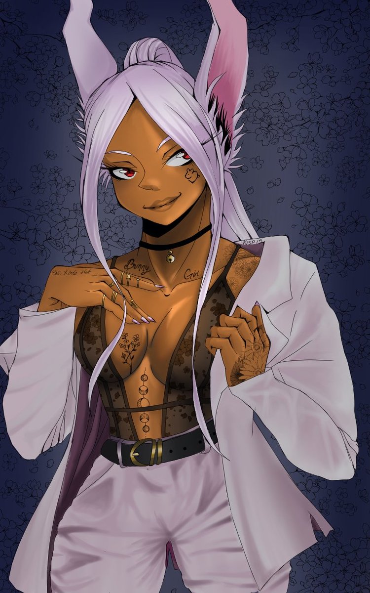 Belladona_sp's tweet photo. Day 2, Tattoos #RabbitHeroWeek 

#mirko #MHA #BNHA https://t.co/4pVU8O63qe