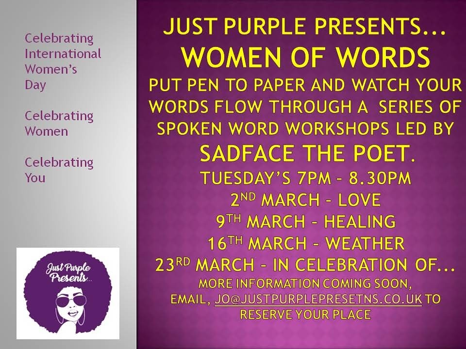 JoHL73's tweet photo. A little creative meet on zoom. Add this to your self care package #internationalwomensday2021 @WomenOfBedford @IamAnitaPowell @gemmaitmarketng @ThePlaceBedford @Devastated_Diva @QPCOBEDFORD @lawc_luton @Sunrae_rb @itslavz the phenomenal @SadfaceThePoet will blow your mind! https://t.co/RdBtyQJCY4