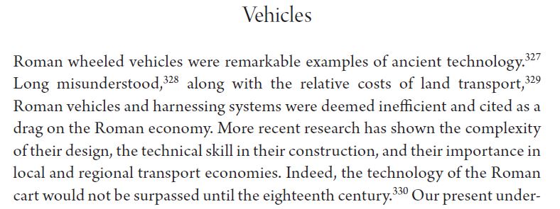 Buchseite aus “Traffic Systems of Pompeii”