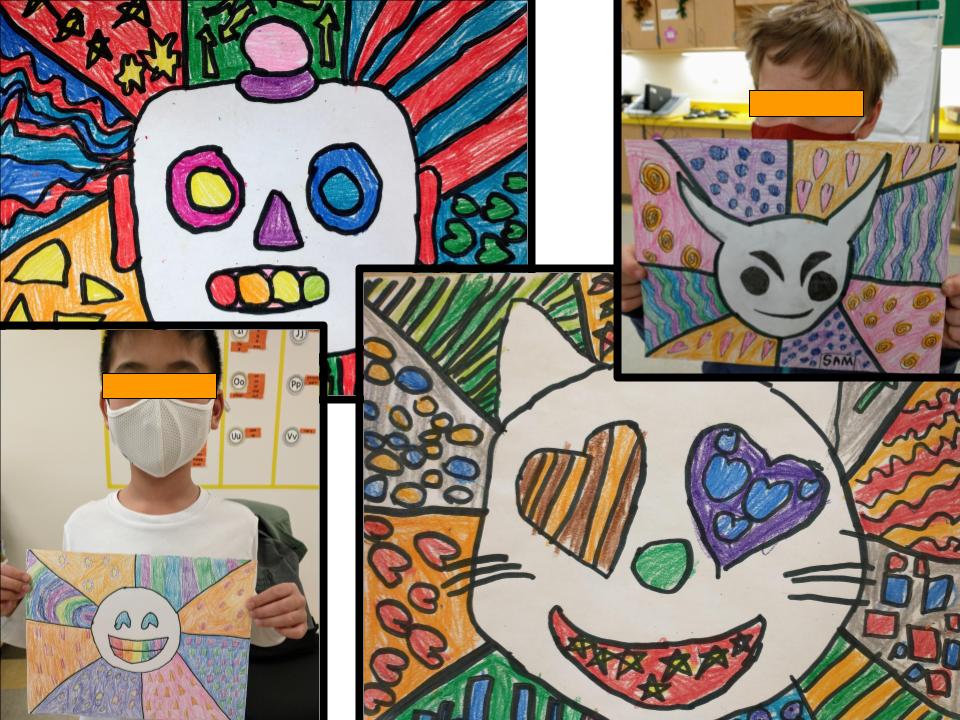 ArtTeacher2427's tweet image. Britto Emoji Projects for K/1 coming to a close - but not forgotten! We are uploading to our DIGITAL PORTFOLIOS on Artsonia!!! #ChathamDigitalLearning #GatorStrong #ccsbetheone @ChathamGroveES @Artsonia
