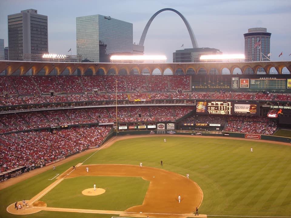 IMHO Busch Stadium II (closed in 2005) was the best of the so-called "cookie cutter" stadiums. It had a certain charm and character that many of the others lacked. Photo: Matthew Gililland https://t.co/USoXec6v1y